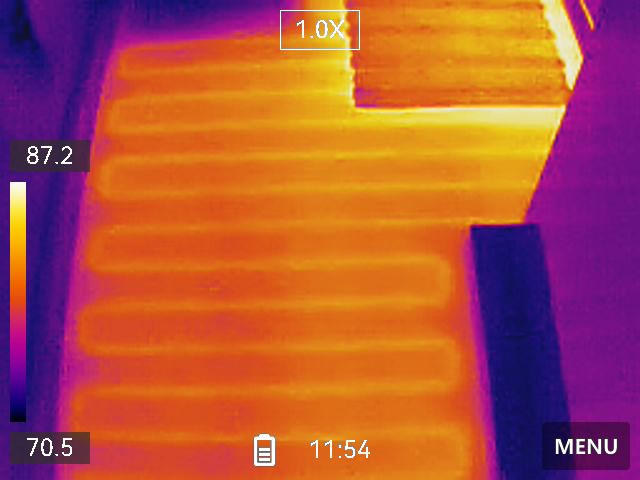 Total Home Inspection infrared image.